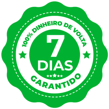 Garantia de 7 dias — 100% do dinheiro de volta